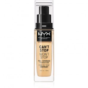 NYX Can't Stop Won't Stop Full coverage foundation - True beige 30 ml