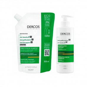Vichy Lote Dercos Anti-dandruff shampoo for secs dry hair Set para el cuidado del cabello