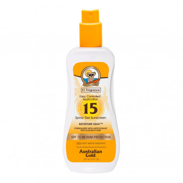 Australian Gold Sunscreen SPF15 Spray Gel 237 ml