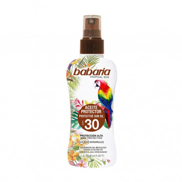 Babaria Tropical Sun Aceite Protector SPF30 100 ml