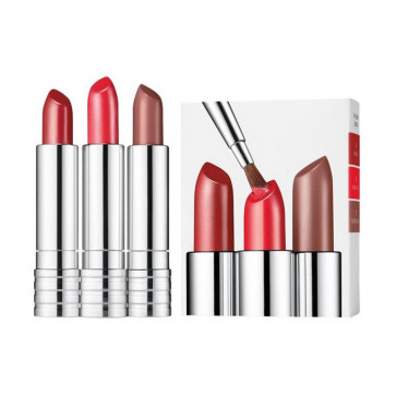 Clinique Lote LONG LAST Lipstick 3 Piezas 2018