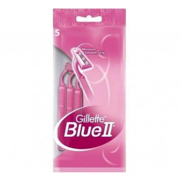 Gillette BLUE II WOMAN Maquinilla de Afeitar Desechable 5 u