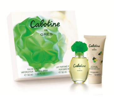 Grès Lote CABOTINE Eau de toilette Vaporizador 50 ml + Loción corporal 50 ml + Bolsa