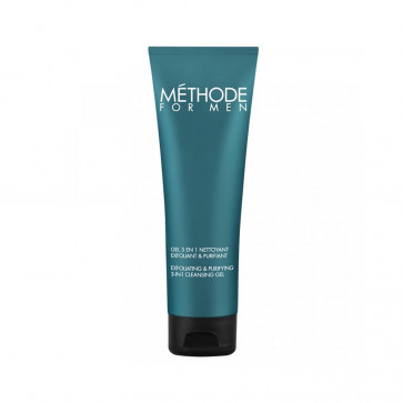 Jeanne Piaubert Méthode For Men Exfolianting & Purifying 3-In-1 Cleansing Gel 125 ml