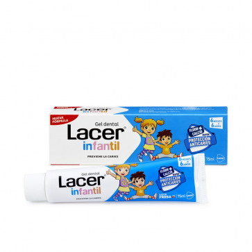 Lacer Gel Dental Infantil Fresa 75 ml