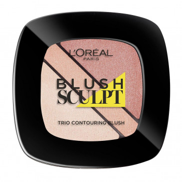 L'Oréal Ifalible Blush Sculpt Trio - 101 Soft sand