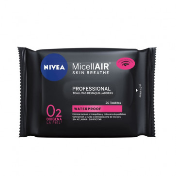 Nivea Micell-Air Profesional Toallitas desmaquilladoras 20 ud