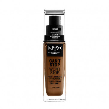 NYX Can't Stop Won't Stop Full coverage foundation - Sienna 30 ml