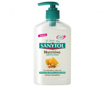 Sanytol JABÓN DE MANOS ANTIBACTERIANO NUTRITIVO Jabón líquido 250 ml