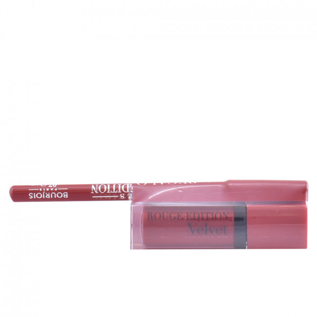 Bourjois Rouge Edition Velvet Lipstick 01 Contour Lipliner 7