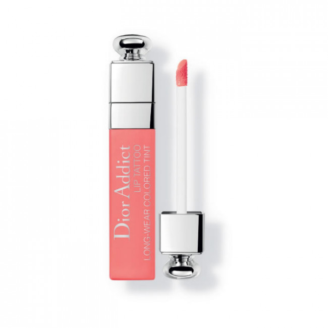 dior lip tattoo peach