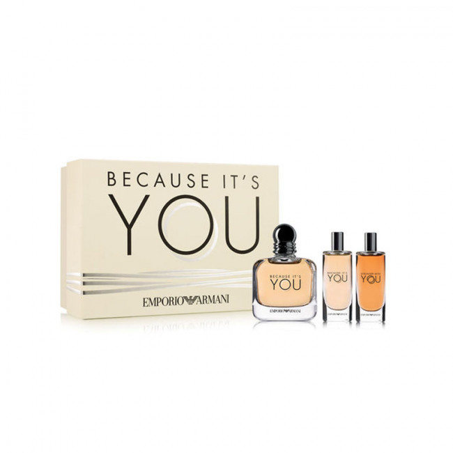 emporio armani because it's you set