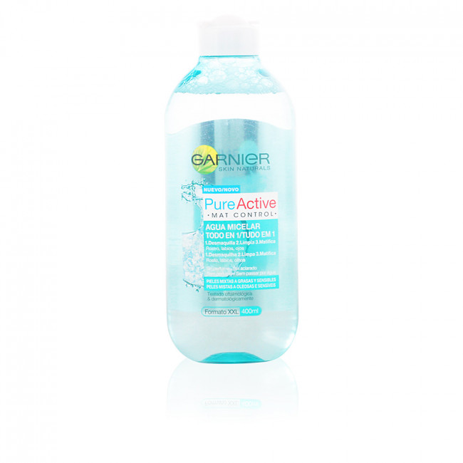 Agua Micelar Skin Active Todo en 1 Pure Active Pieles Grasas 400