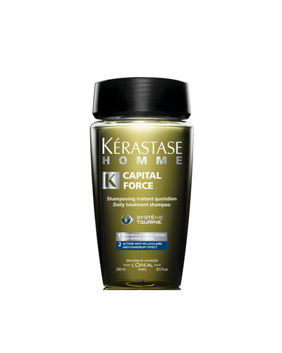 Ren og skær alkove diskret Kérastase Homme Capital Force Daily Treatment Shampoo 250 ml