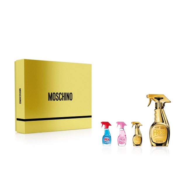 moschino fresh gold set