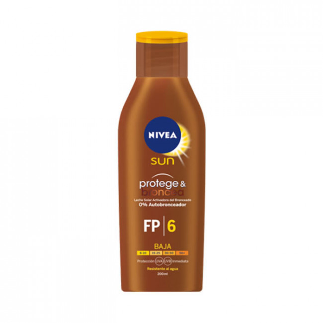 Nivea Protege & Broncea Sun Milk Spray SPF6 200