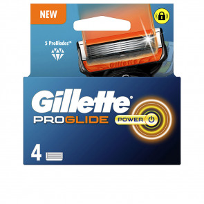 Gillette Fusion Proglide Power Cuchilla de afeitar [Recarga] 4 ud