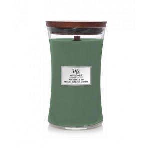 Woodwick Mint Leaves & Oak - Hourglass Scented Candle 1 ud