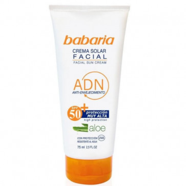 Babaria ADN Facial Sun Cream SPF50+ 75 ml