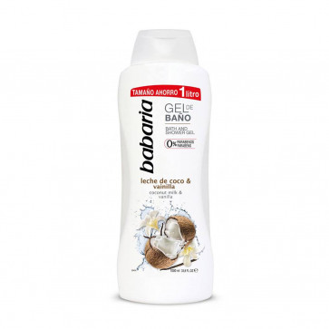 Babaria LECHE DE COCO Y VAINILLA Gel de ducha 1000 ml