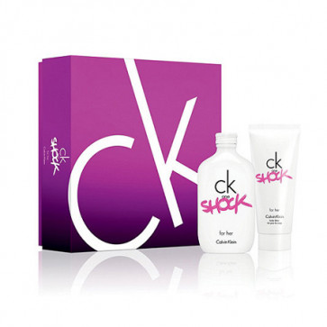 Calvin Klein Lote CK ONE SHOCK FOR HER Eau de toilette Vaporizador 100 ml + Loción corporal 100 ml