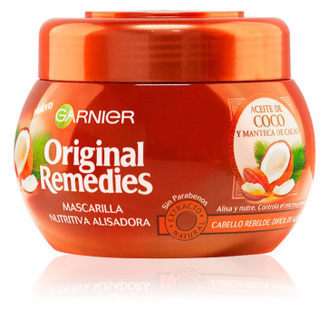 Garnier Original Remedies Aceite de Coco y Manteca de Cacao Mascarilla 300 ml