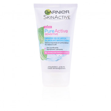 Garnier Skinactive Pure Active Gel limpiador Piel Sensible 150 ml