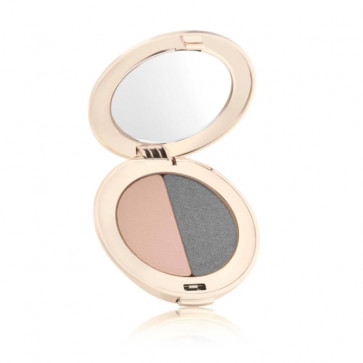 Jane Iredale PUREPRESSED Eyeshadow Duo Hush Smokey Grey