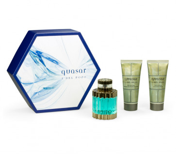 Jesus del Pozo Lote QUASAR Eau de toilette Vaporizador 125 ml + After shave 100 ml + Gel 100 ml