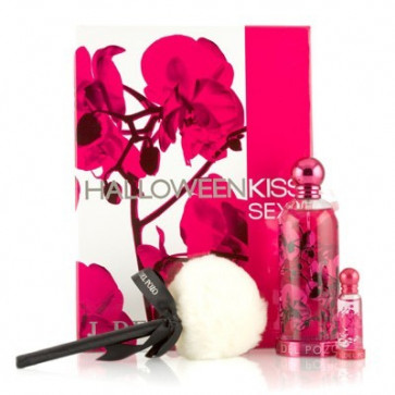 Jesús del Pozo Lote HALLOWEEN KISS SEXY Eau de toilette Vaporizador 100 ml + Miniatura 4 ml + Polvos para el cuerpo