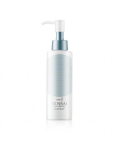 Kanebo SENSAI SILKY PURIFYING MILKY SOAP Limpiador hidratante 150 ml