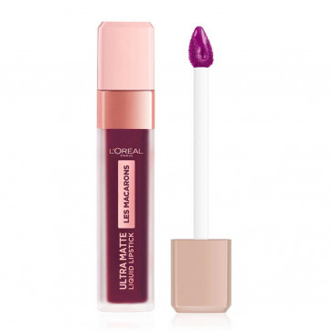 L'Oréal LES MACARONES Ultra Matte Liquid 830 Blackcurrant Crush