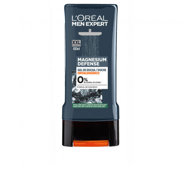 L'Oréal Men Expert Magnesium Defense Gel de ducha 0% Gel de ducha 400 ml