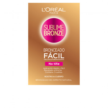 L'Oréal SUBLIME BRONZE Toallitas Autobronceadoras Cuerpo & Cara