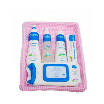 Mustela CANASTILLA ROSA 5 unidades