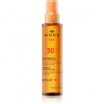 Nuxe NUXE SUN Huile Bronzante Haute Protection SPF30 Spray 150 ml