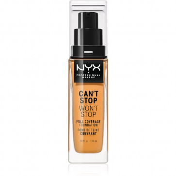 NYX Can't Stop Won't Stop Full coverage foundation - Nutmeg 30 ml