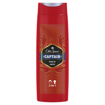 Old Spice CAPTAIN 2 IN 1 SHOWER GEL Gel de ducha 400 ml