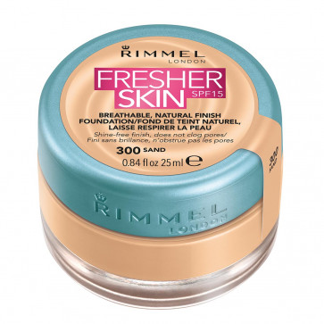 Rimmel FRESHER SKIN Natural Finish Foundation 300 Sand 25 ml