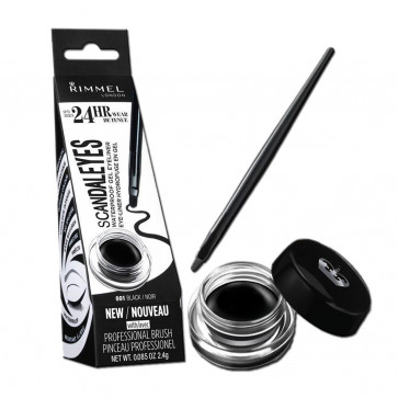 Rimmel SCANDALEYES Gel  Eyeliner 001 Black