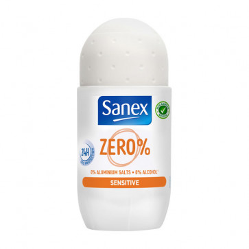 Sanex ZERO%  SENSITIVE Desodorante roll-on 50 ml