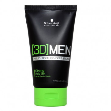 Schwarzkopf 3D Men Strong Hold Gel 150 ml