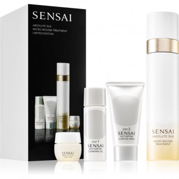 Sensai Lote ABSOLUTE SILK MICRO MOUSSE Set de limpieza facial