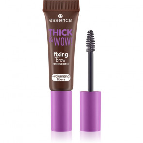 Essence Thick & Wow! Mascara para cejas fijadoras - 03 Brunette brown