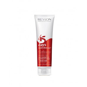 Revlon 45 DAYS 2in1 Shampoo & Conditioner For Brave Reds Champú y Acondicionador Para Pelos Rojizos 275 ml