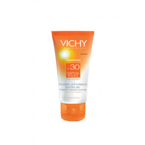 Vichy CAPITAL SOLEIL Pieles Sensibles SPF 30 Protector solar rostro acabado seco 50 ml