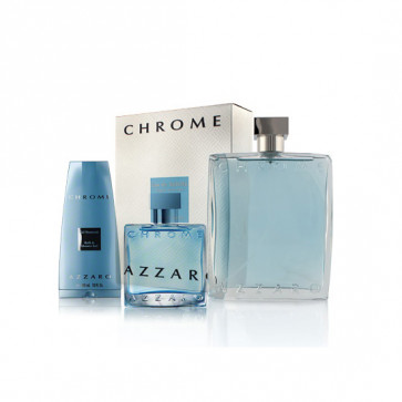 Azzaro Lote CHROME Eau de toilette Vaporizador 50 ml + Champú 50 ml + Aftershave 75 ml