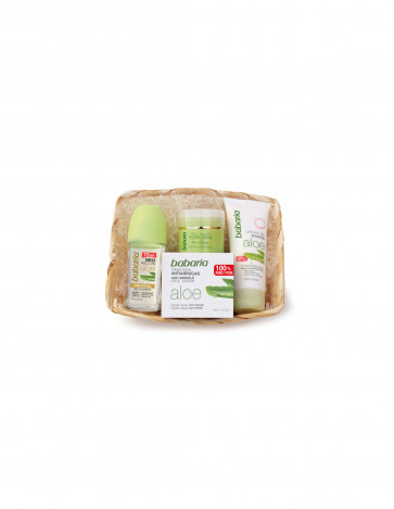 Babaria Aloe Cesta Set de cuidado corporal