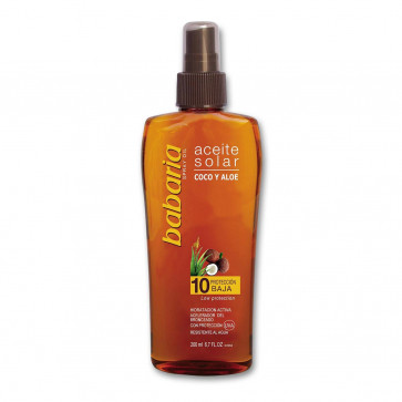 Babaria Coco y Aloe Sun Oil Spray SPF10 200 ml