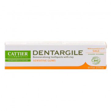 Cattier Dentargile Encías Sensibles Bio 75 ml